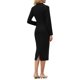 thumbnail image 3 of INSPIRE CHIC Vestido Elegante de Mujer Lápiz Cuello en V Manga Larga 2025 Vestidos de Trabajo a la Rodilla XL Negro, 3 of 5