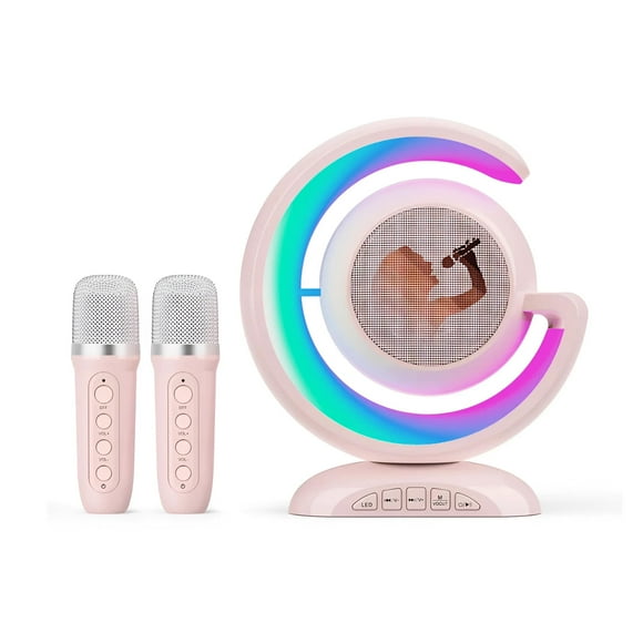 Mini Karaoke Portatil Para Niños Microfonos BLT Musica