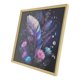 thumbnail image 2 of Cuadro Decorativo Moderno Diseño Plumas Flores Neón Jhn, 2 of 3