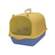 thumbnail image 3 of Inodoro Cerrado Y Cubierto Para Gatos, Antisalpicaduras, Duradero, Caja De Arena Para Gatos Con Capucha, Amarillo Y Azul, 3 of 5