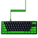 thumbnail image 1 of Set de actualización con teclado y cable enrollado Razer PBT Green, 1 of 6