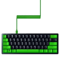 Set De Actualización Con Teclado Y Cable Enrollado Razer Pbt Green