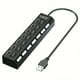 thumbnail image 1 of 1pc 4/7ports USB Connector For Computer Mouse Keyboard Memory Card Independent Switch Universal Hub, 1 of 3