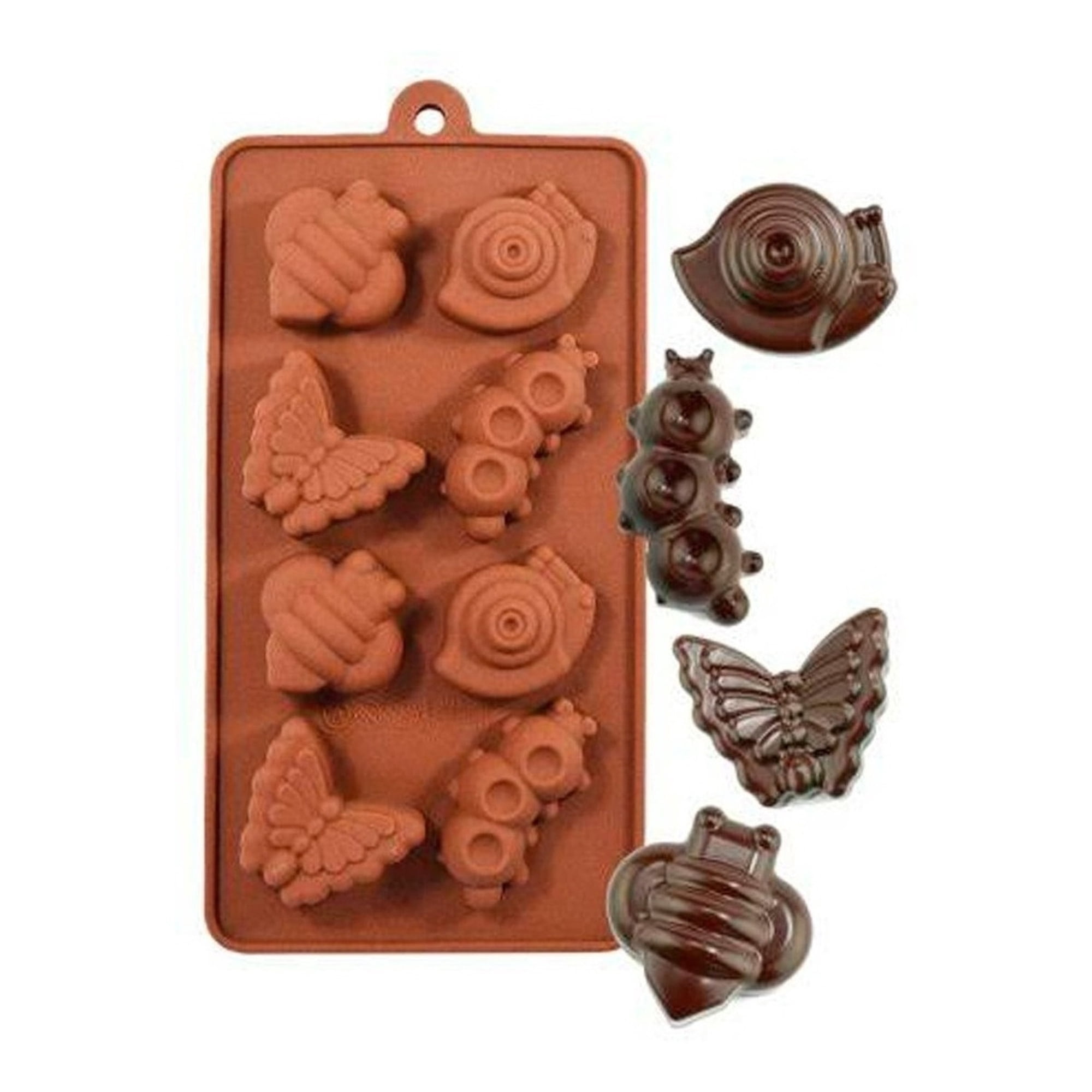 Genérico - Moldes De Chocolate Molde Chocolate Silicona Insectos
