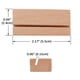 thumbnail image 2 of Portatarjetas de lugar WILLOWDALE 5,5 cm Pack de 6 de madera, 2 of 7