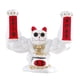 thumbnail image 2 of Estatuilla De Gato De La Suerte Escultura Estatua De Animal Feng Shui Divertido Para El Estante Del Hogar Blanco, 2 of 5