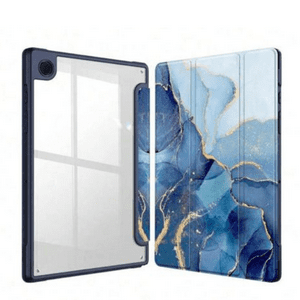 Mar Cases - Funda Smart Cover Para Tablet Samsung S9 Fe 10.9 Mármol Azul