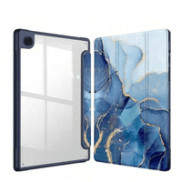 Mar Cases - Funda Smart Cover Para Tablet Samsung S9 Fe 10.9 Mármol Azul