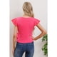 thumbnail image 3 of Polera Mujer Algodon Elasticada Manga Corta Broderie Cuello V 3315, 3 of 3