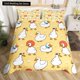 thumbnail image 1 of Cute Duck Duvet Cover Cartoon White Goose Bedding Set Funny Farmhouse Animal Comforter Cover Polyester Quilt Cover Bed Sheets, 1 of 5