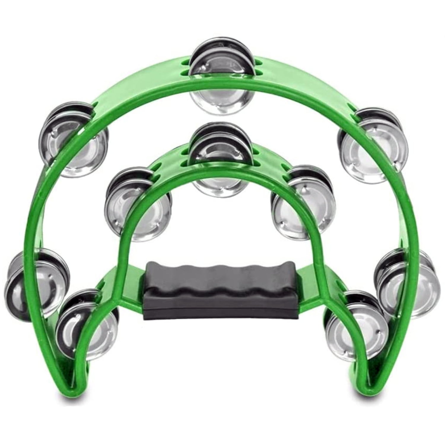 Hendrix - Pandero Media Luna 21x20cms Verde - Ps