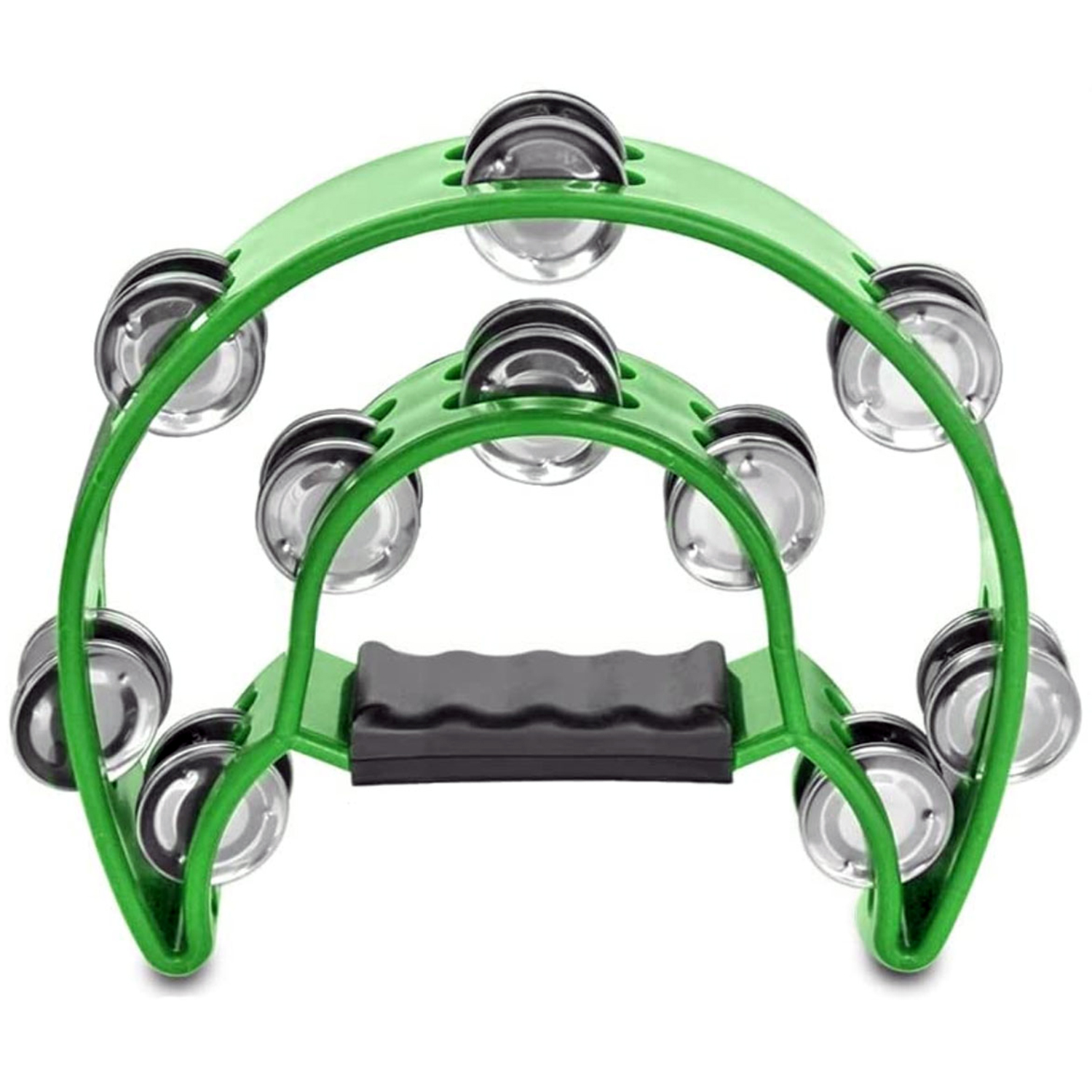 Hendrix - Pandero Media Luna 21X20Cms Verde - Ps