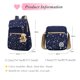 thumbnail image 3 of Set de mochilas de lona con estampado de estrellas Bansusu para niñas adolescentes, 3 of 7