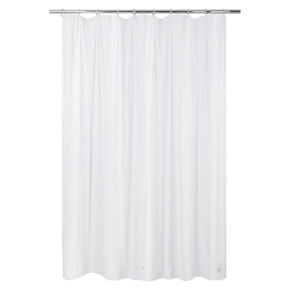 Pack Forro Cortina de Baño ducha 200 x 200 cms + 14 ganchos plásticos