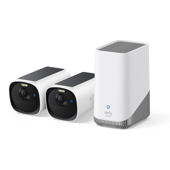 Cámara Eufy E40 Kit 2 cámaras HomeBase S380 2K para exterior