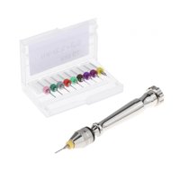 Magideal - Juego De Brocas Para Taladro Manual, Tornillo De Banco De Precisión De Metal, Fabricación Manual De Joyas, Modelismo Para Carpintería, Arcilla, Ensamb