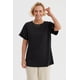 thumbnail image 1 of Polera Mujer Aplicación Encaje Negro, 1 of 4