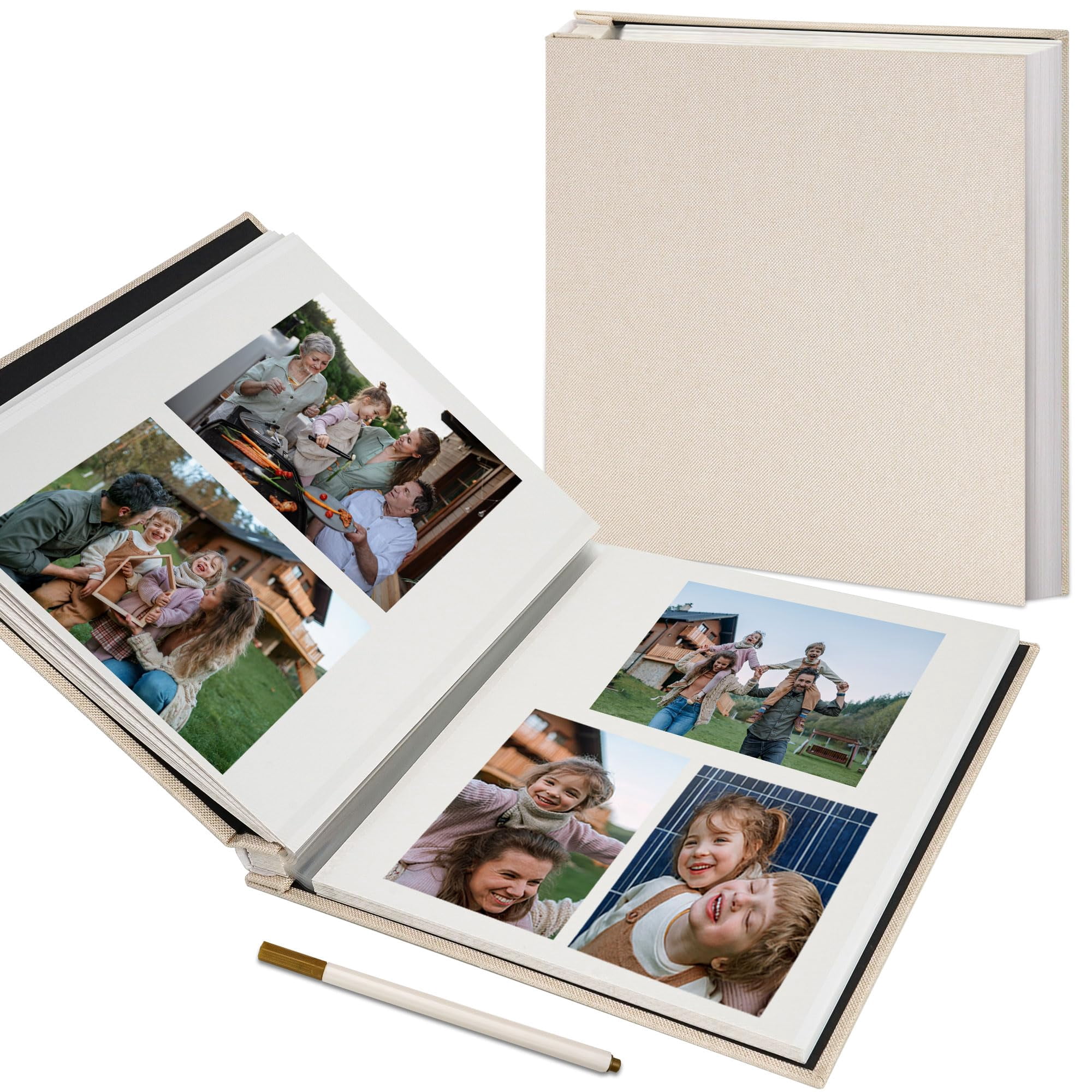 Álbum De Fotos Vienrose Autoadhesivo Para Fotos De 4 X 6, 5 X 7, 8 X 10