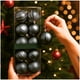 thumbnail image 3 of 12 Bambalinas Esferas Navideñas Plateado Decoracion Navidad, 3 of 3