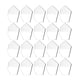thumbnail image 1 of 20 piezas Tarjeta de licencia de nombre Tarjetas de asientos hexagonales con soporte Tarjetas de letreros de nombre Tarjetas de bricolaje para, 1 of 5