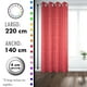 thumbnail image 3 of Set De Cortinas Hogar 2 Paños De 140 X 220 Cm Rojo, 3 of 3