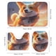 thumbnail image 3 of Corgi theme 4 piece Shower Curtain Set With Rugs Waterproof Bathroom Decor Set Includes Bath Mat U shaped Rug Toilet Lid Cover And Curtain With Hooks, 3 of 6