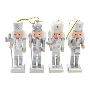 Bothyi - 4 Piezas De Cascanueces Colgantes Con Forma De Figura Para Decoración Navideña Para Fiestas Y Fiestas En El Hogar