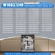 thumbnail image 2 of Brazo rociador para lavavajillas Coinsdans W10837249 Whirlpool, 2 of 7