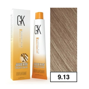 Gkhair - - Tintura Cream Color Permanente Vegana 100Ml + Oxidante - 9.13 Rubio Muy Claro Dorado Cenizo