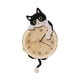 thumbnail image 5 of Reloj De Pared Con Diseño De Gato, Decorativo, Para Habitación Infantil, Color Blanco Y Negro, 5 of 5