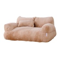 Ioensy - Sofá Para Mascotas, Antideslizante, Cómodo, Perrera Para Cachorros, Sofá Para Gatos De Interior, Café