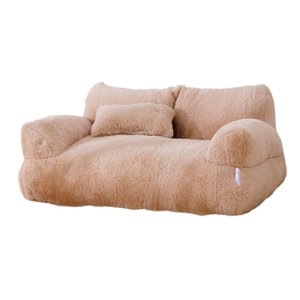 Ioensy - Sofá Para Mascotas, Antideslizante, Cómodo, Perrera Para Cachorros, Sofá Para Gatos De Interior, Café