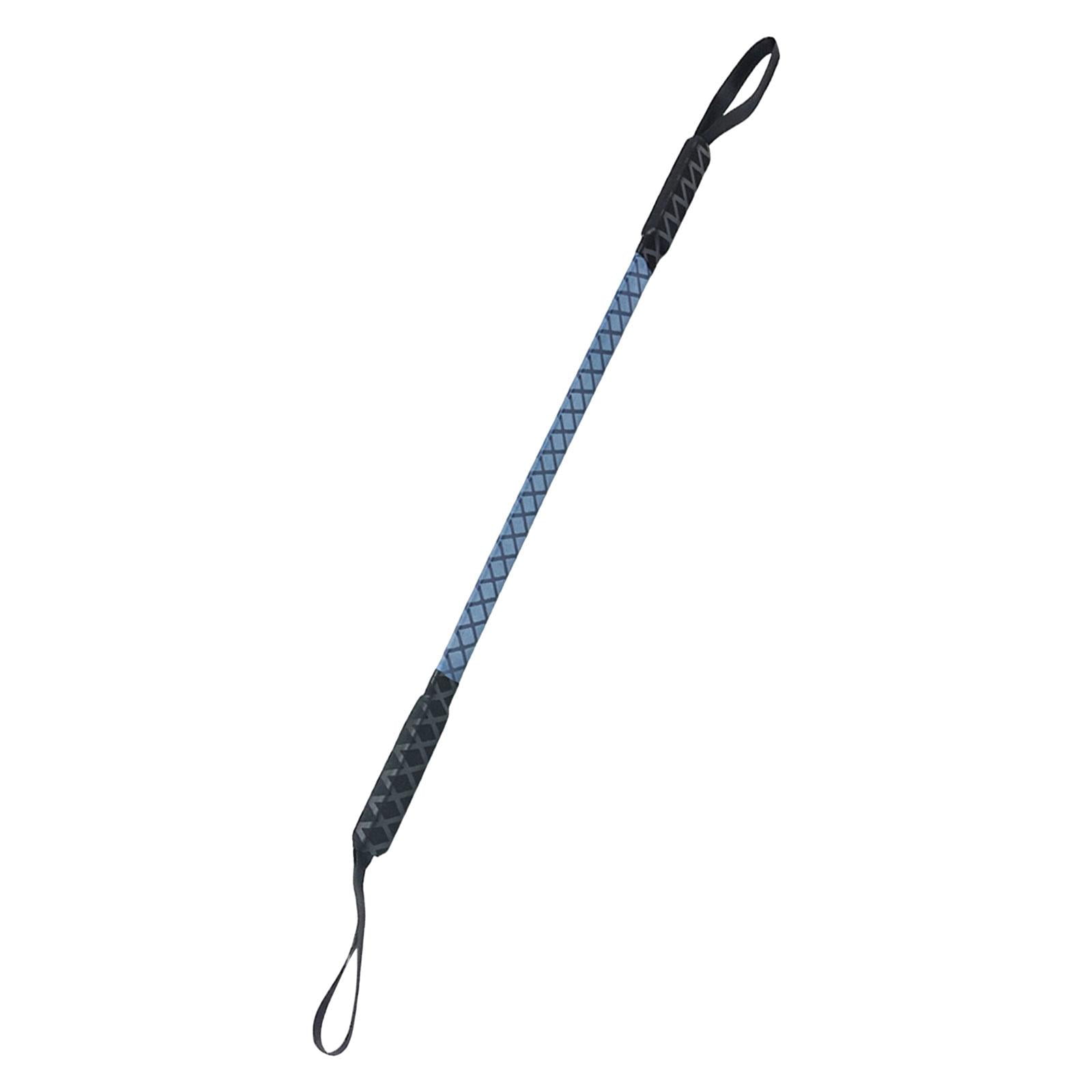 Ioensy - Ejercitador De La Parte Superior Del Cuerpo Gimnasio En Casa Expansor De Pecho Bíceps Spring Power Twister Bar 100 Kg Azul 75 Cm