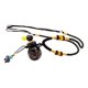 thumbnail image 2 of Vidrio Peque?a Calabaza Aceite Esencial Difusor Colgante Collar Botella De Perfume Negro, 2 of 5