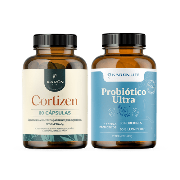 Pack Cortizen + Probiotico Ultra 120 Cap Karun Life
