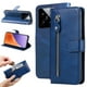 thumbnail image 5 of Funda con Cremallera para Xiaomi 15, Carcasa Cartera de Cuero PU con Soporte y Tarjetero, 5 of 6