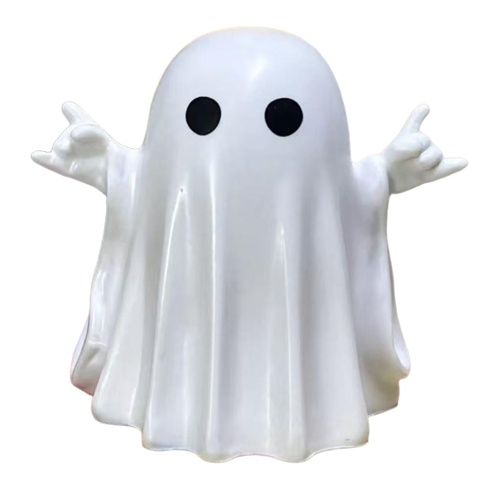 Magideal - Estatua De Fantasma, Figura De Fantasma De Halloween, Decoración Espeluznante Para El Hogar, Linda Escultura Navideña Para Año Nuevo, Regalos Para Int