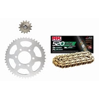 Genérico - Kit Transmision Moto Hyosung Gv Aquila 250 C/ Cadena Dorada