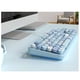 thumbnail image 3 of Teclado + Mouse Inalámbrico Lapiz Labial Retro Mujer - Azul, 3 of 3