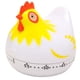 thumbnail image 2 of Temporizador De Cocina Con Forma De Gallina Temporizadores De Cocción De Alimentos Mecánicos Manuales Blanco, 2 of 3