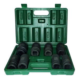 Genérico - Juego De Dados Impacto Hexagonal Cuadrante 1 Pulgada 8 Pieza