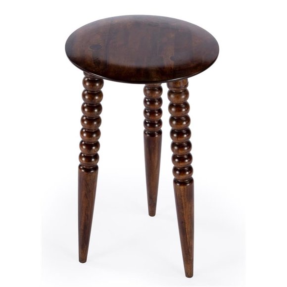 Mesa decorativa Butler Specialty de madera marrón fluorada