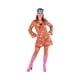 thumbnail image 1 of Disfraz Hippie Estampado Años 70 Mujer Flores y sonrisas / S, 1 of 2