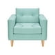 thumbnail image 1 of Sofa Retro 1c Felpa 05 Verde Agua, 1 of 6