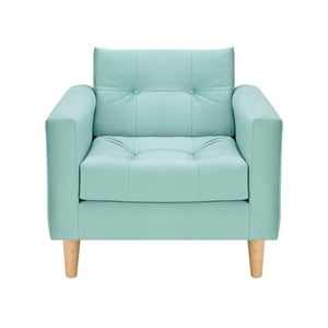 Bodevir - Sofa Retro 1C Felpa 05 Verde Agua