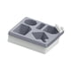 thumbnail image 2 of Bandeja Portavasos para Sofá, Funda de Silicona para Sofá, Organizador de Sofá Portátil, Versátil Y Que Ahorra Espacio, para Control Remoto de TV, Beb Gris, 2 of 5
