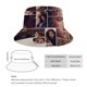 thumbnail image 2 of Ginny y Georgia Sombrero bucket para adultos, gorra de protección solar, sombrero de pescador plegable para viajes al aire libre, pesca y actividades de verano, 2 of 6