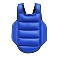 Magideal - Equipo De Escudo Ajustable De Protección De Pecho De Karate Reversible, Chaleco Protector De Taekwondo De Boxeo Con Escudo De Costillas Para Mujeres, , Rojo Azul Xs
