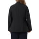 thumbnail image 3 of Agnes Orinda Blazer de Oficina con Solapa de Muesca y Botones para Mujer de Talla Grande para Otoño 2X Negro, 3 of 6