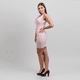 thumbnail image 3 of Vestido ajustado color Rosa Talla L Mujer, 3 of 3